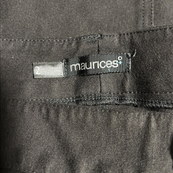 2X Maurice's sz 2 black stretch jeans pants skinny - Picture 4 of 4